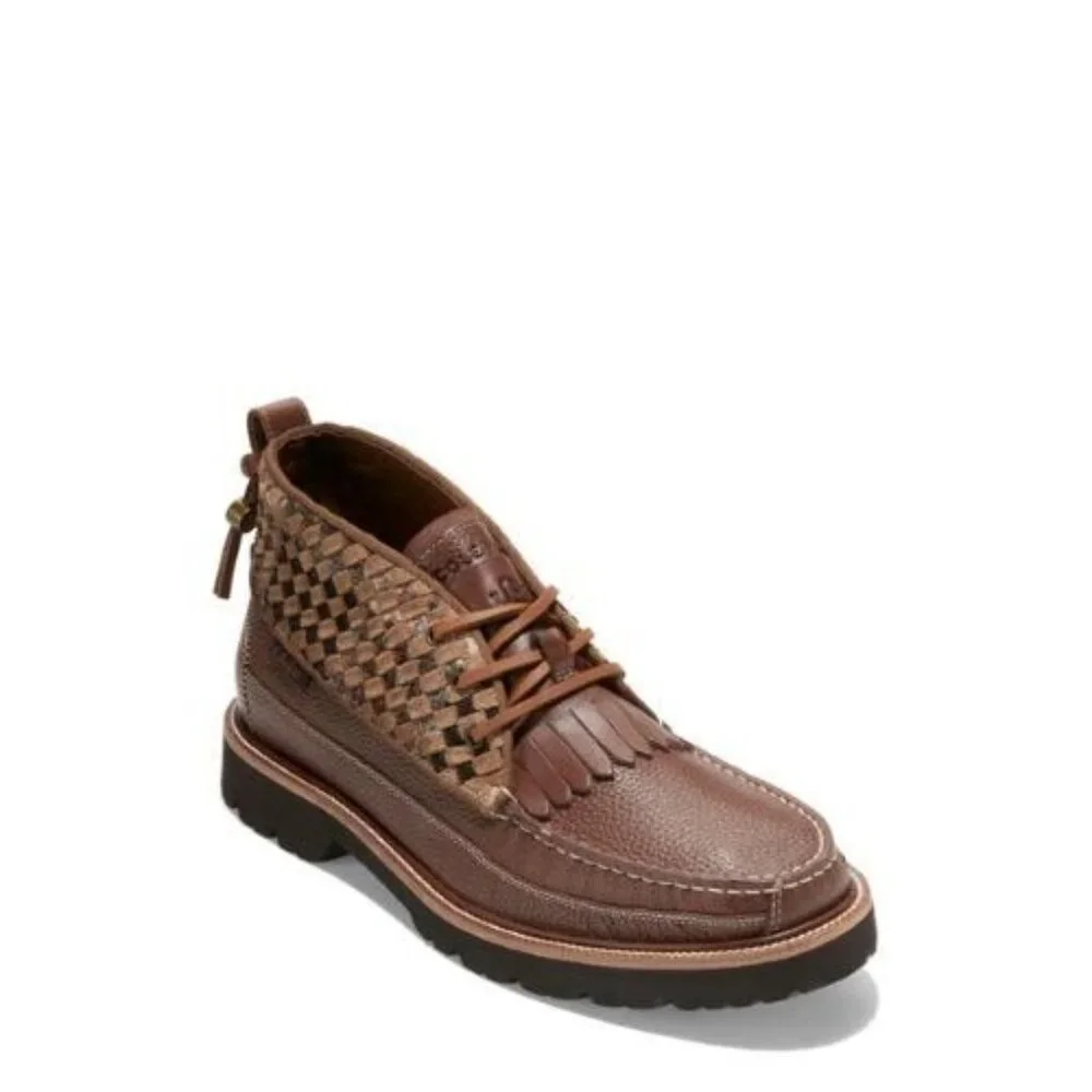 Cole Haan Pendleton American‎ Classics Leather Chukka Boot Chestnut Acadia Plaid